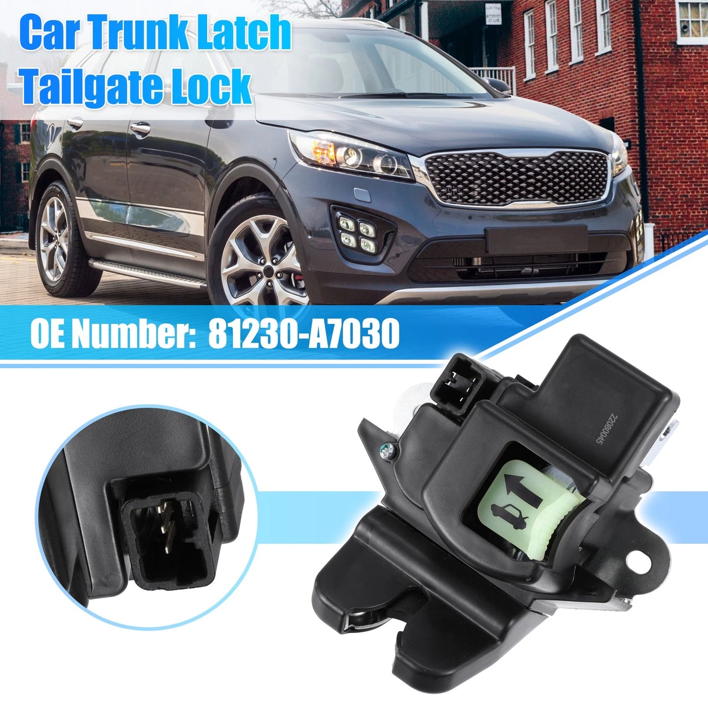 Trunk Latch Tailgate Lock for Kia Forte (2013-2018) 1.6L 2.0L 2.4L