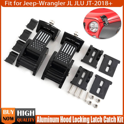 Hood Locking Latch Catch 10 x for Jeep Wrangler JK JKU JL JLU (2007-2024)