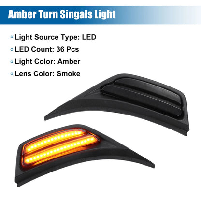 LED Side Marker Light for Jeep Wrangler JL (2018-2023) - 2 x Amber Lights
