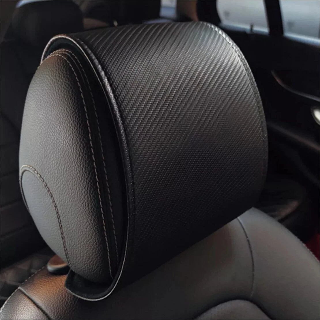 Memory Foam Headrest Pillow for Car Seat Neck Support Cushion - Universal Fit
