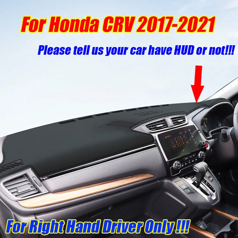 RHD Leather Dashboard Cover / Dash Pad for Honda CR-V (2017–2021)