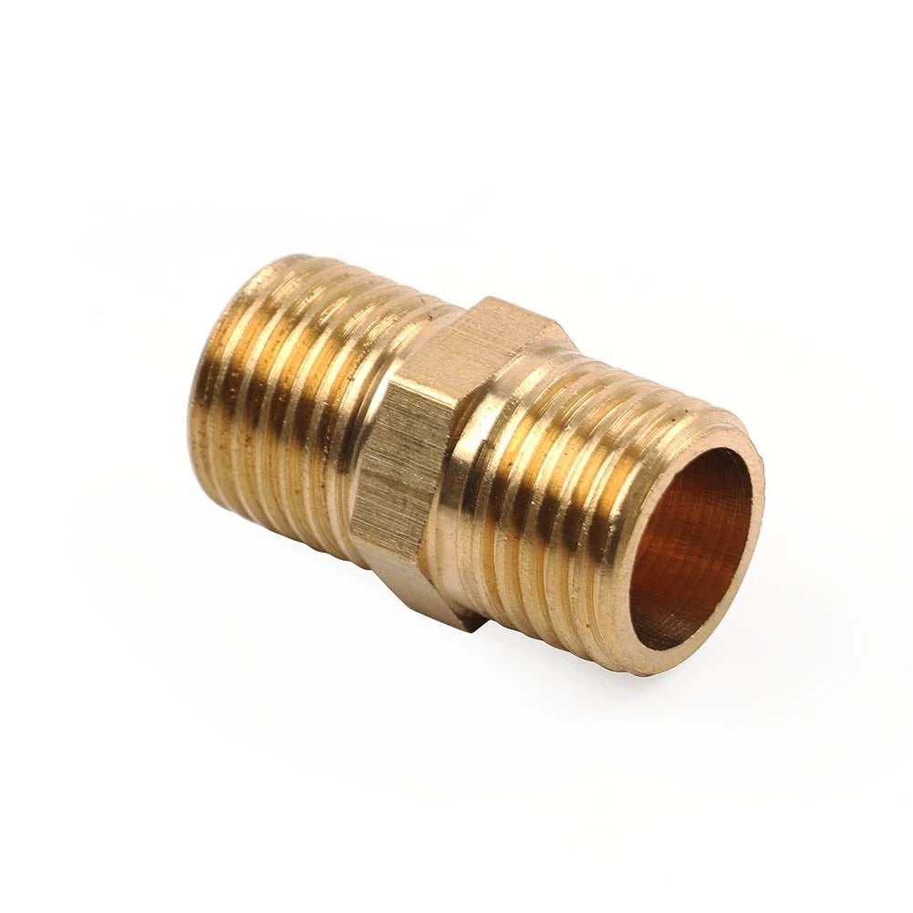 Brass G 1/4 Male to G 1/4 Male Adapter Pipe Fitting for Various Applications