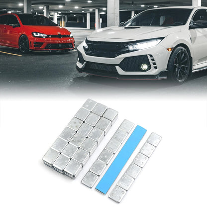 2.1oz Adhesive Back Wheel Balance Weights Strips 136x19mm 15pcs