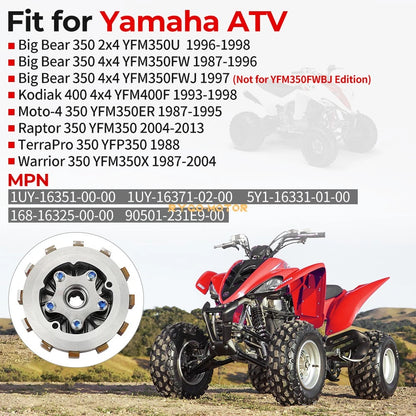 Clutch Kit W/Springs for Yamaha Raptor 350 (2004–2011)