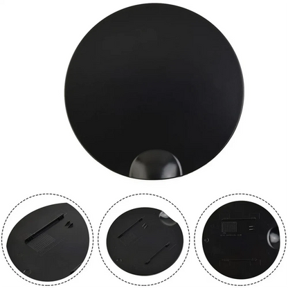 Black Fuel Gas Tank Filler Door Cap for Ford F-150 (2009-2014)