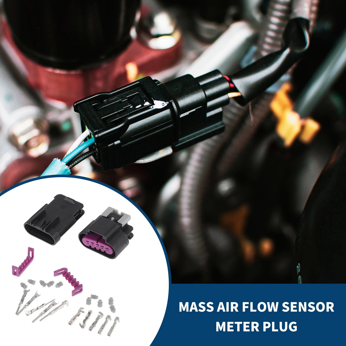 5 Pins Mass Air Flow Sensor Plug for Chevy