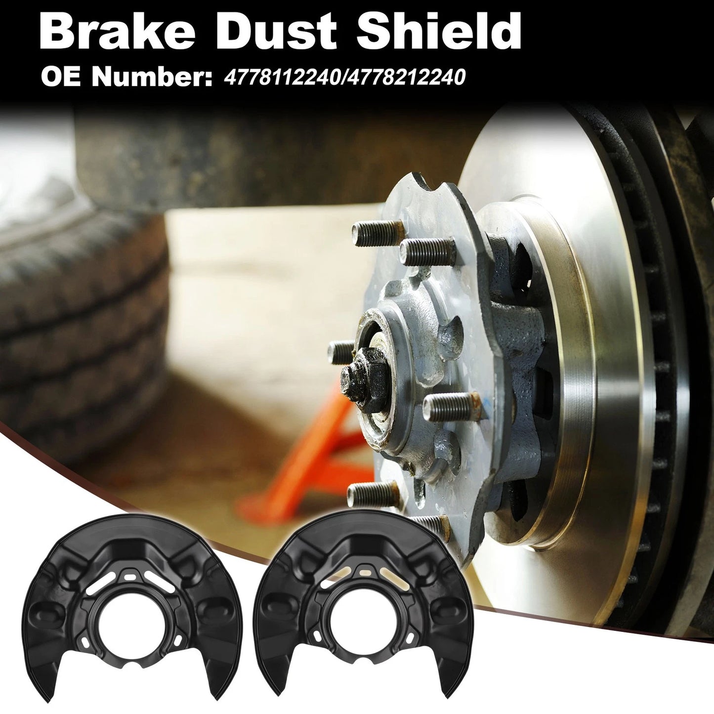 Wheel Brake Dust Shields for Toyota Matrix (2003-2008)