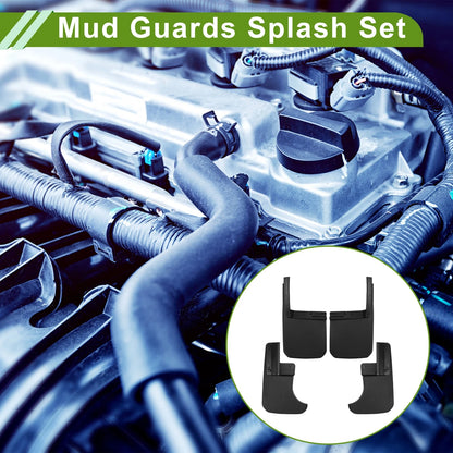 Mud Flaps Splash Guards 1 Set for Jeep Gladiator (2018-2022)