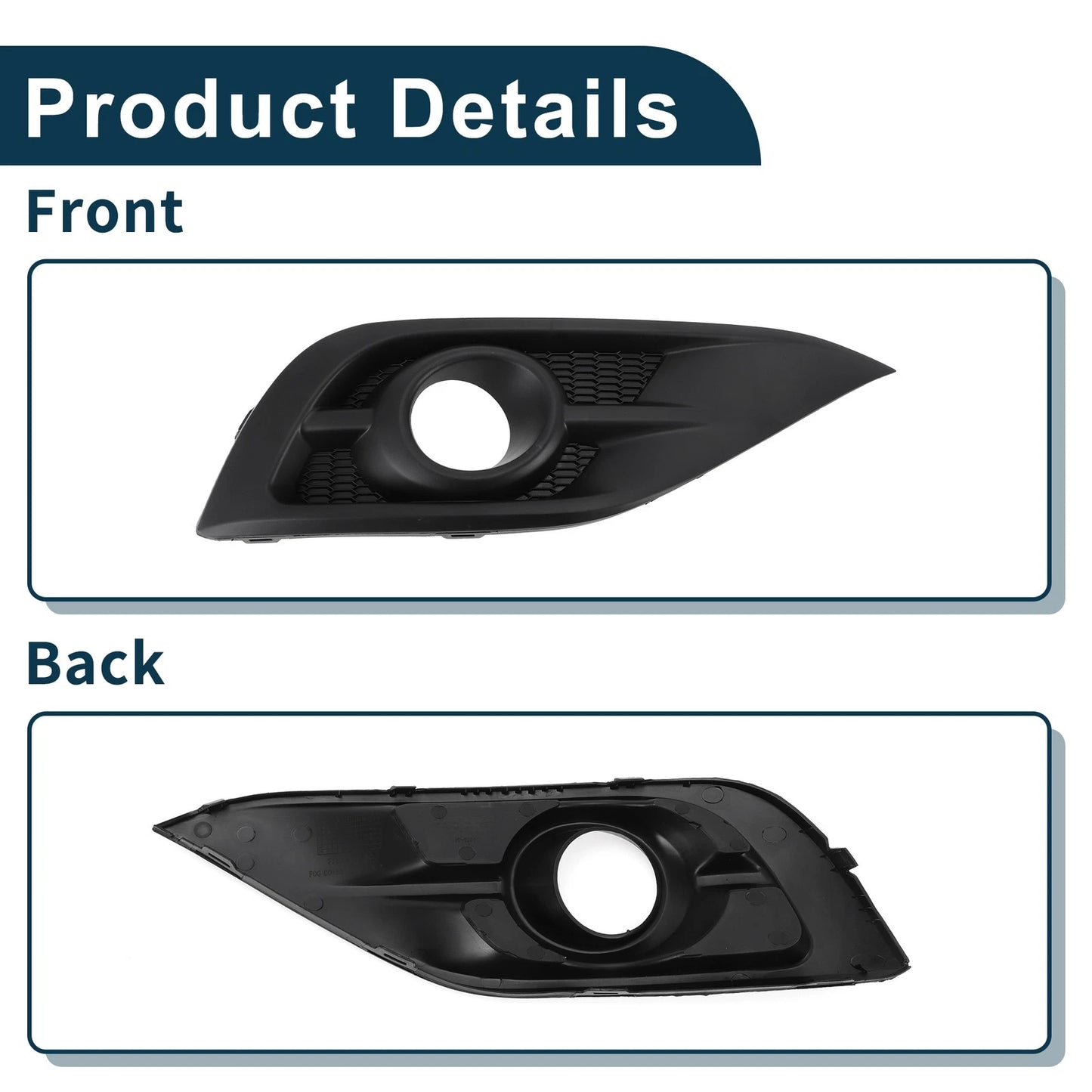 Front Right Fog Light Grill for Honda CRV (2012-2014)