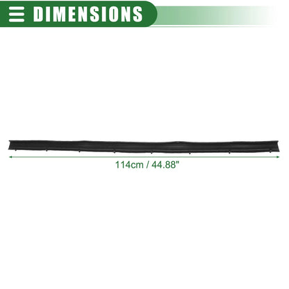 Car Window Weatherstrip  for Ford F-250 (1997-2007) Black Rubber