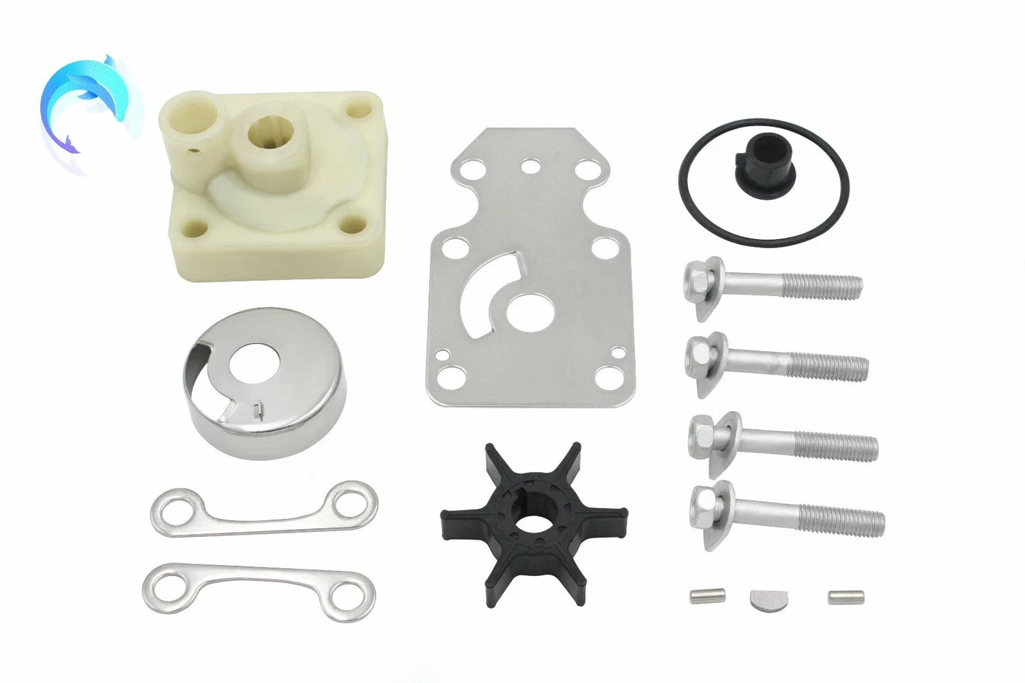 Water Pump Repair Kit for Yamaha Outboard 15/20HP Models 6AH Series
