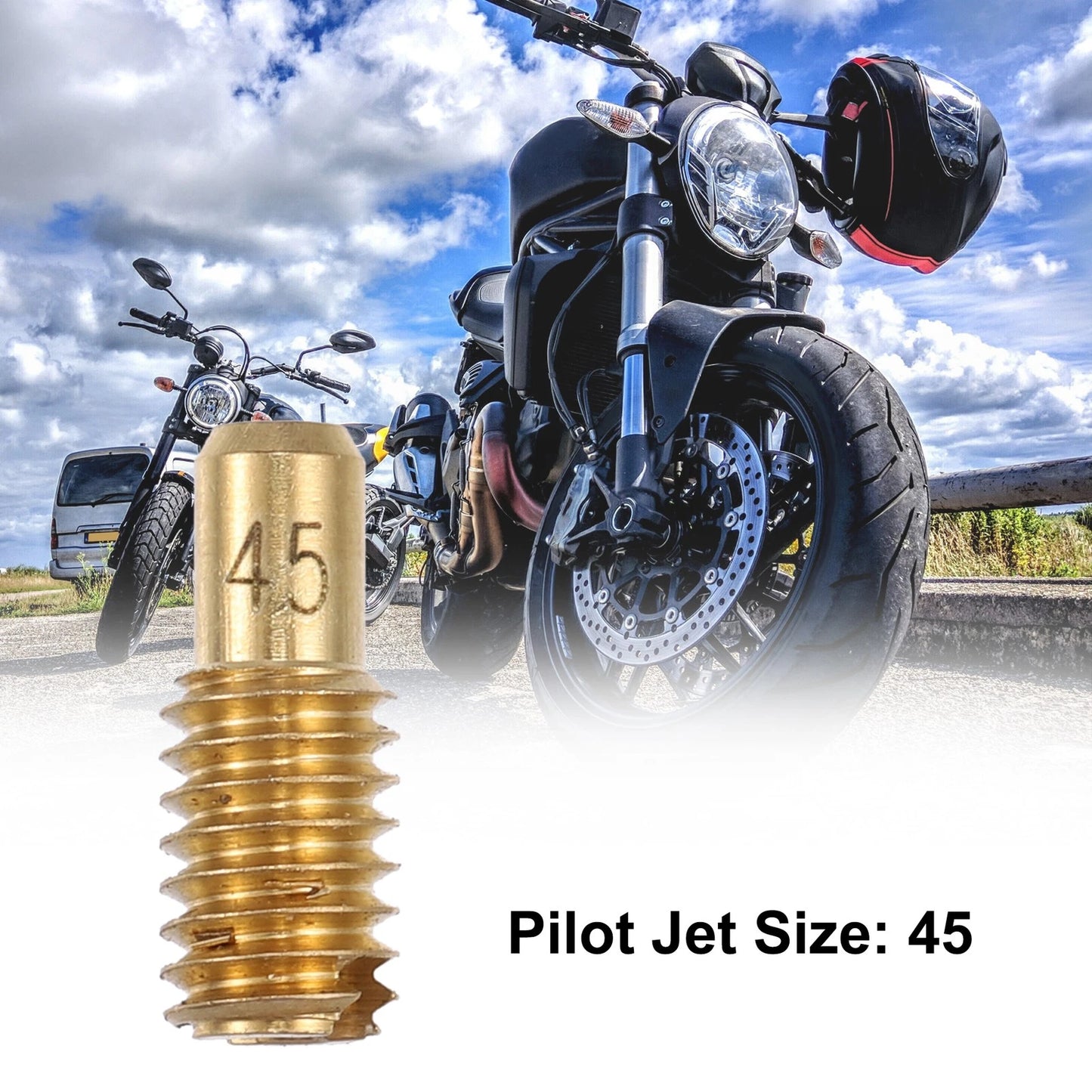 Jet for VM 20 Slow Pilot Jets 45 Motorcycle Carburetor Parts