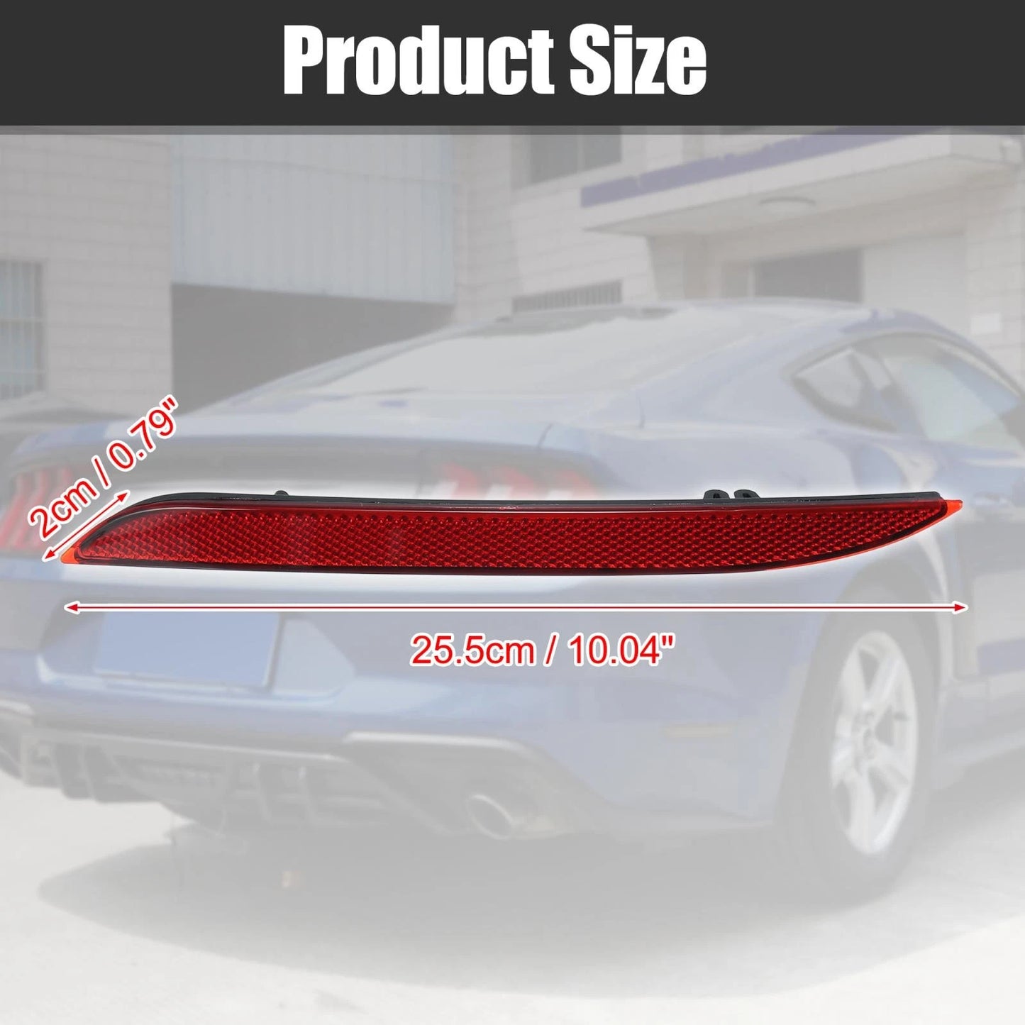 Bumper Reflector Stickers for Ford Mustang (2015-2017)