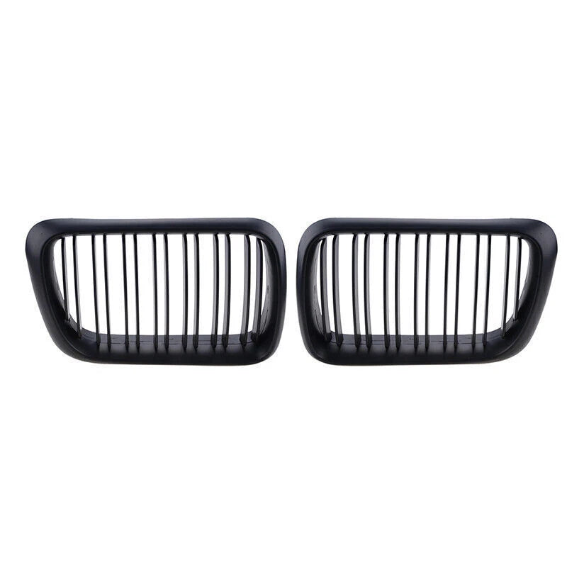 Matte Black Front Bumper Grills for BMW 3 Series E36 318i 328i 323i (1996-1999)