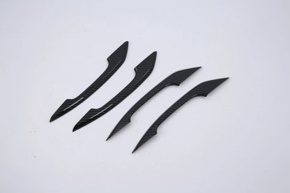 Carbon Fiber Half Pack Door Handle Lid Cover Trim for Audi Q5 (2018-2022) 4 x pcs
