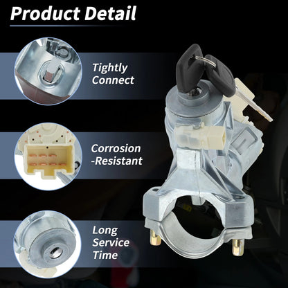 Ignition Lock Cylinder with 2 Keys for Toyota Tacoma (2005-2015)