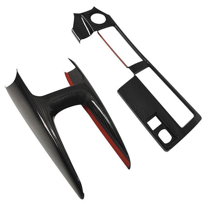 100% Carbon Fiber Gear Shift & Water Cup Panel Trim for Toyota GR Corolla 2023+