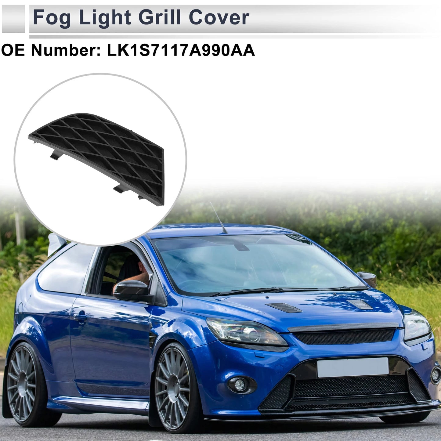 Fog Light Grill for Ford Mondeo GT (2001) - 1 x Car Front Left Light Cover