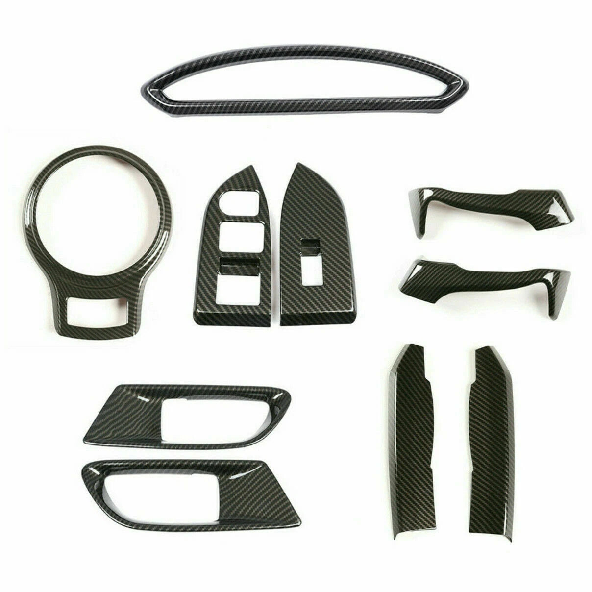 ABS Carbon Fiber Trim Cover Set for Toyota GT86 Scion FR-S Subaru BRZ