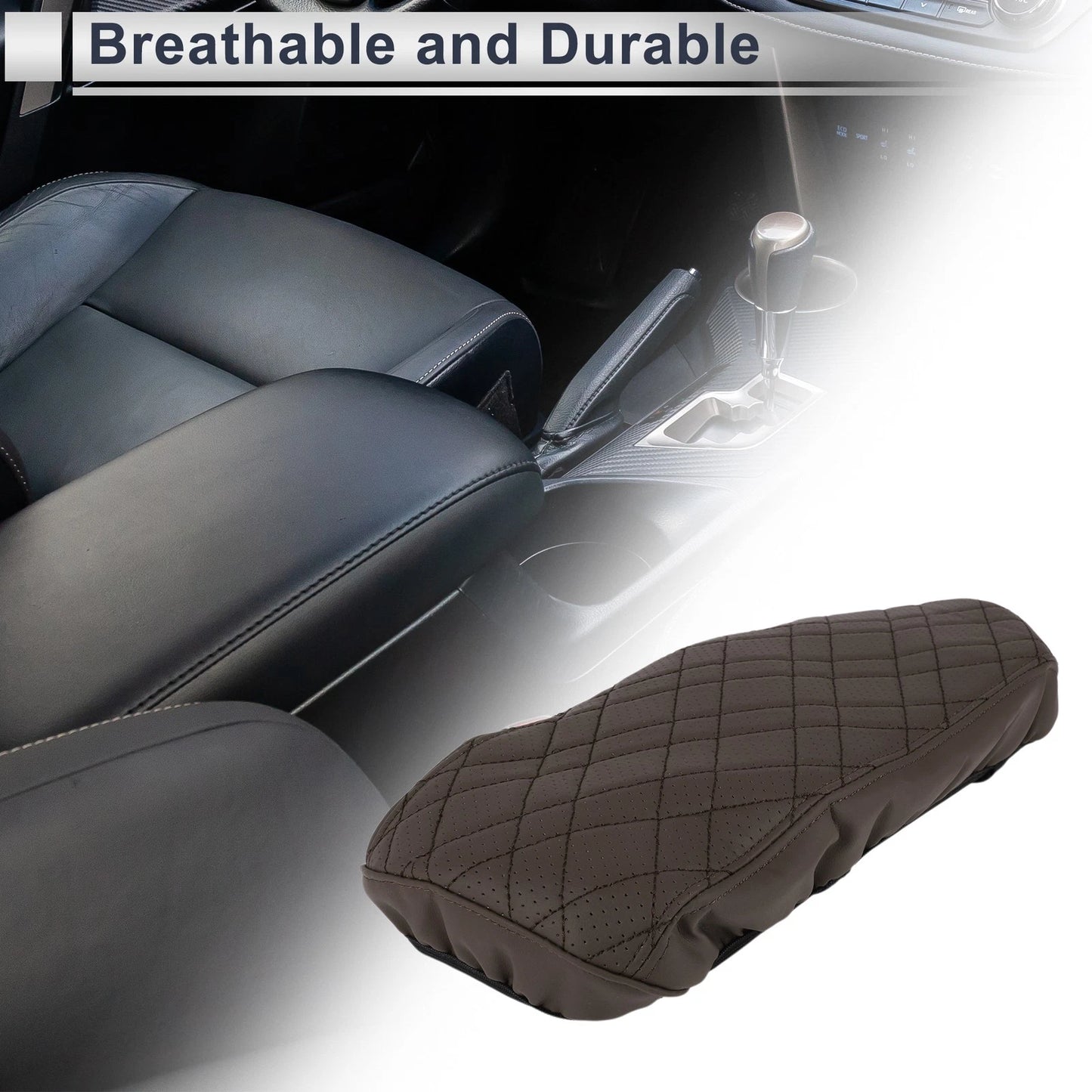 Deep Brown Center Console Cover for BMW i3 (2022-2024) 1 Pc