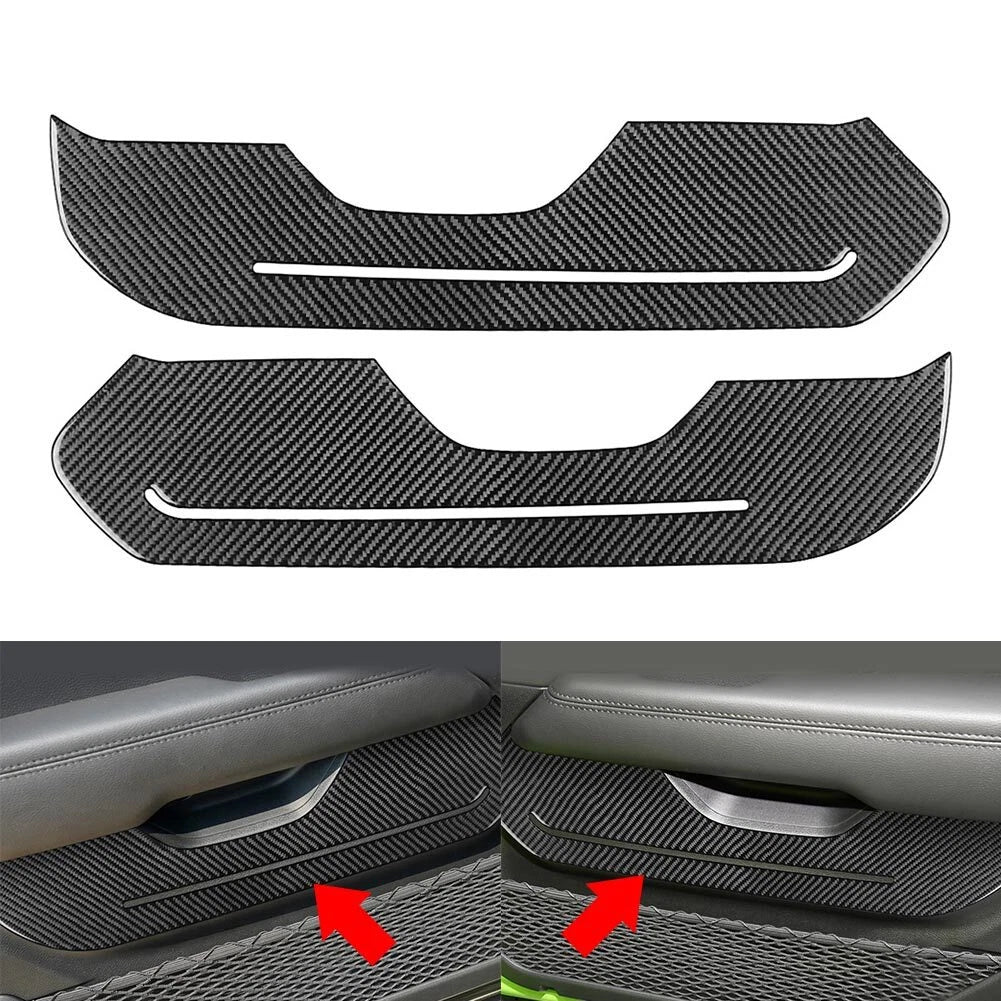 Front Door Panel Cover Trim for Jeep Wrangler JL Gladiator JT (2018-2023)