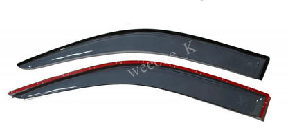 2 x Front Door Windshield Air Guards for Isuzu Rodeo D-Max (2002-2011)