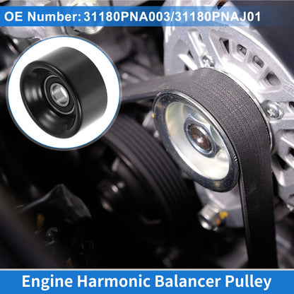 Drive Belt Idler Pulley for Acura TSX (2004-2014) 1 Pc