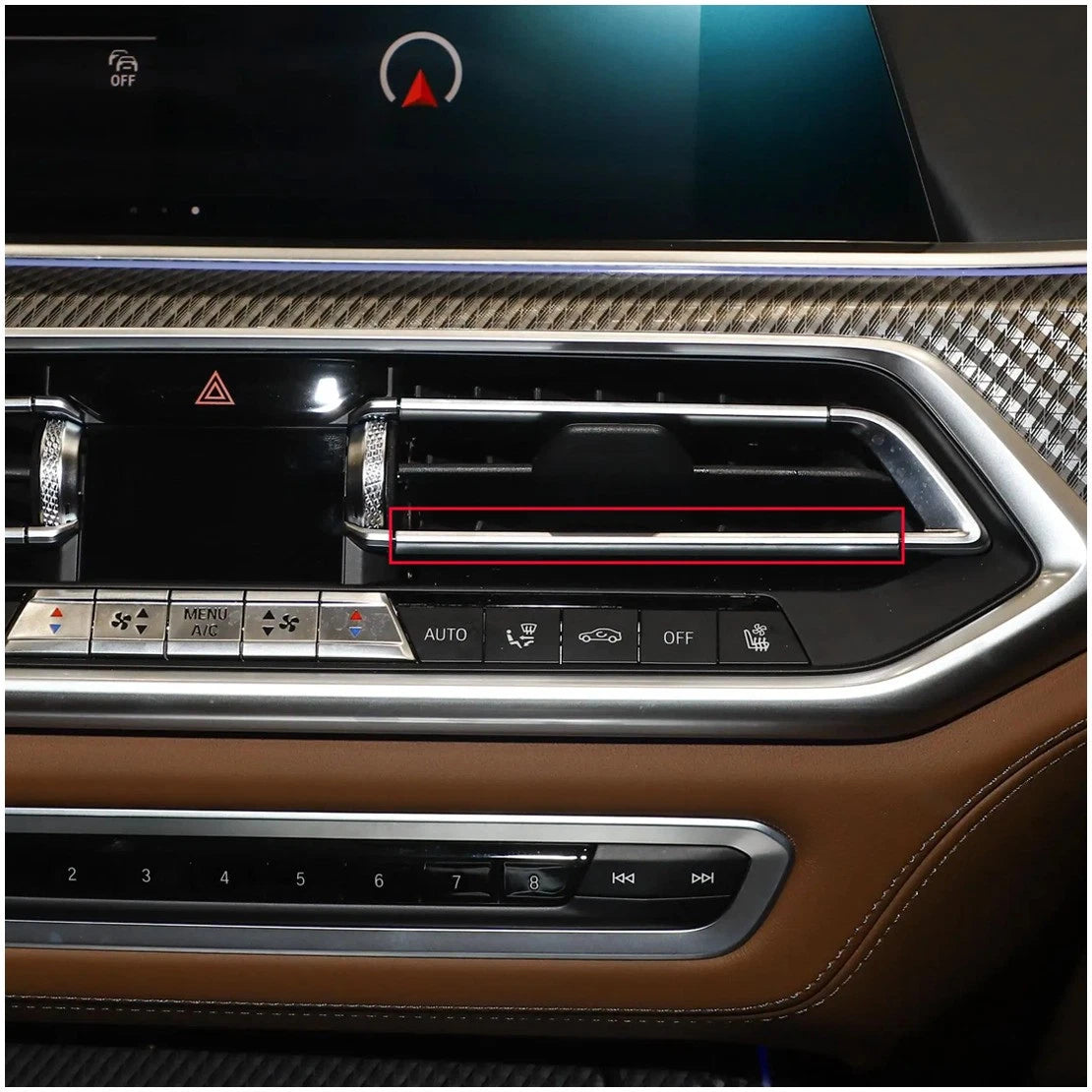 Right Center Bottom A/C Vent Blade Clip for BMW X5 X6 X7 (2019-2023)