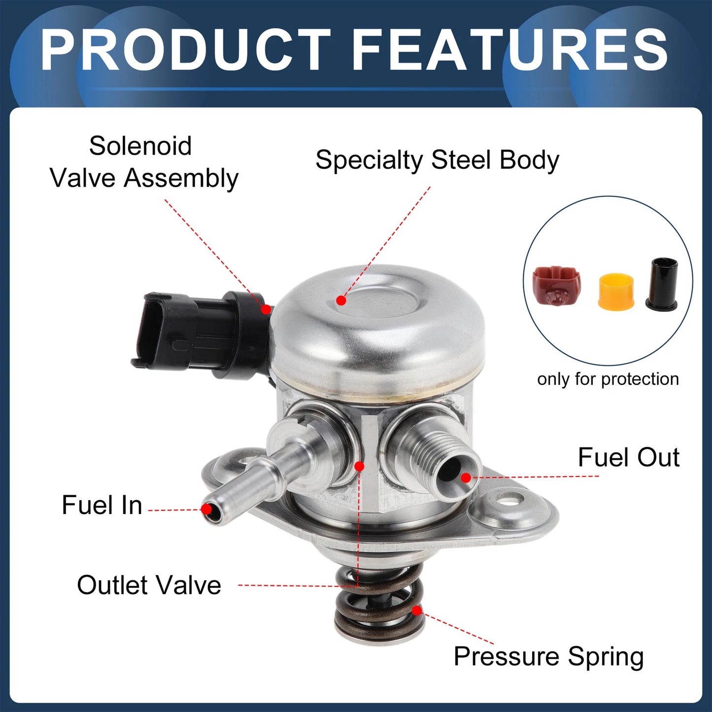 High Pressure Fuel Pump Assembly for Kia Optima (2016-2020)