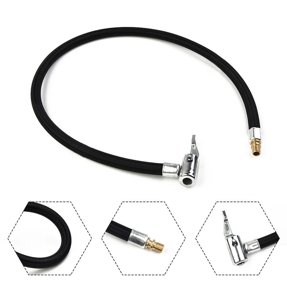 Inflator Hose Adapter 60cm Pump Replacement Rubber+Metal+Cloth