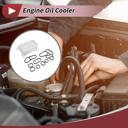Engine Oil Cooler 1 Set Trans Cooler for Chevrolet Aveo (2011-2014)