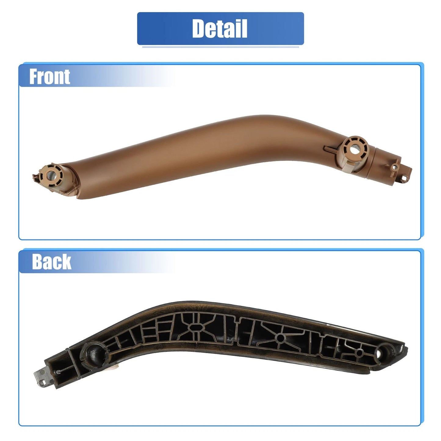 Right Interior Door Handle for BMW X5, X6 (2014-2018) - 1 x Handle