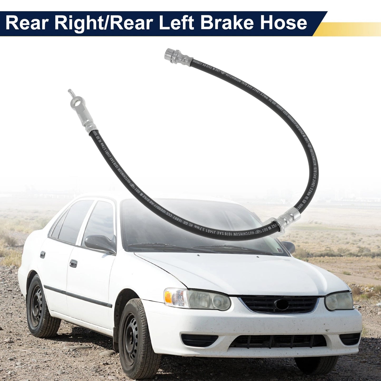 Rear Brake Hose for Toyota Corolla (2007–2016)