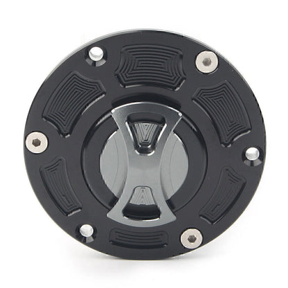 Aluminum Fuel Gas Tank Cap Cover for Kawasaki Ninja 250R EX250 EX300 (2013-2014)