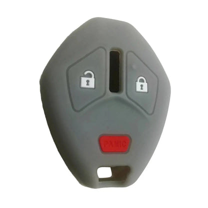 Silicone 3 x Button Key Cover for Mitsubishi i-MiEV, Outlander, Mirage