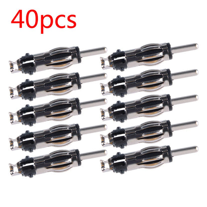 40Pcs Universal Male Car Radio Aerial Antenna AM/FM Adapter Connector