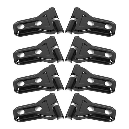 8pcs Black Door Hinge Covers for 2018+ Jeep Wrangler JL 2/4 Door Accessories