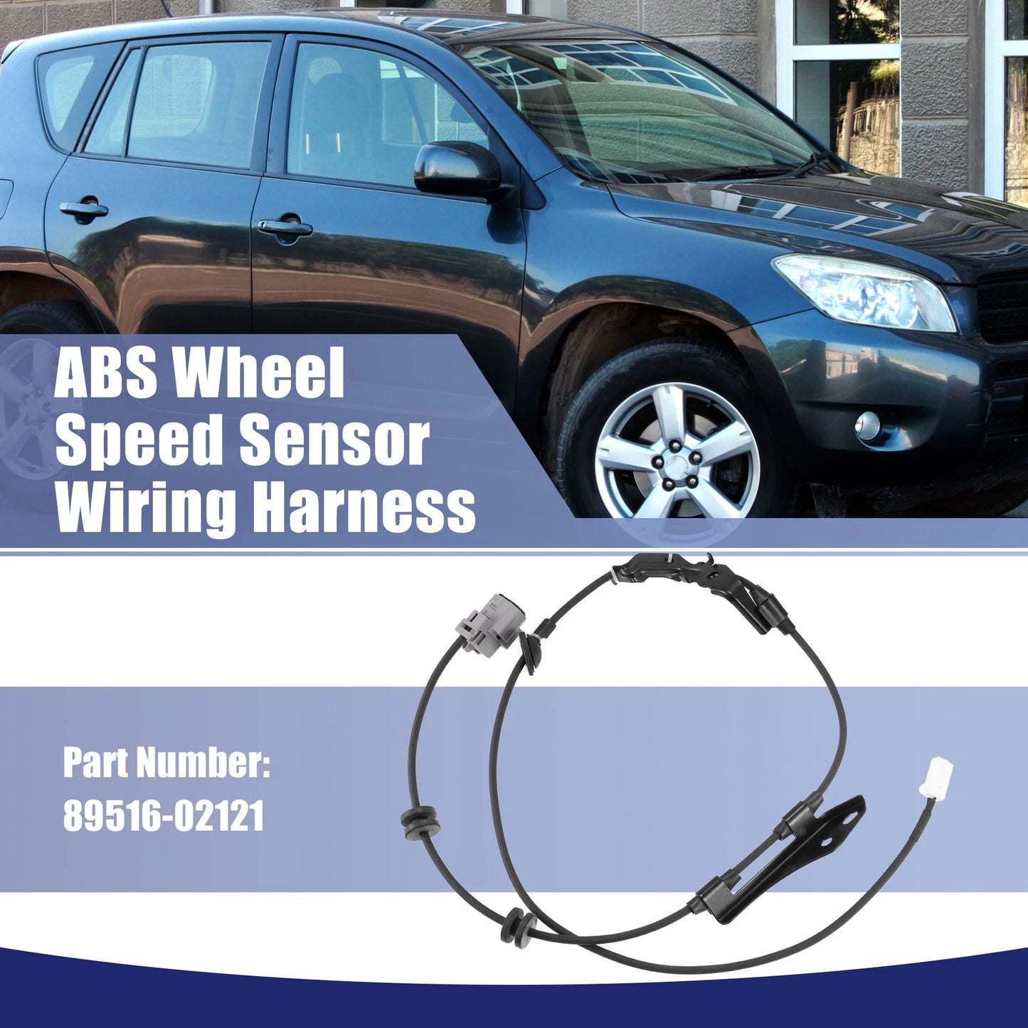 ABS Wheel Speed Sensor Rear Left for Toyota Prius V (2012–2017)
