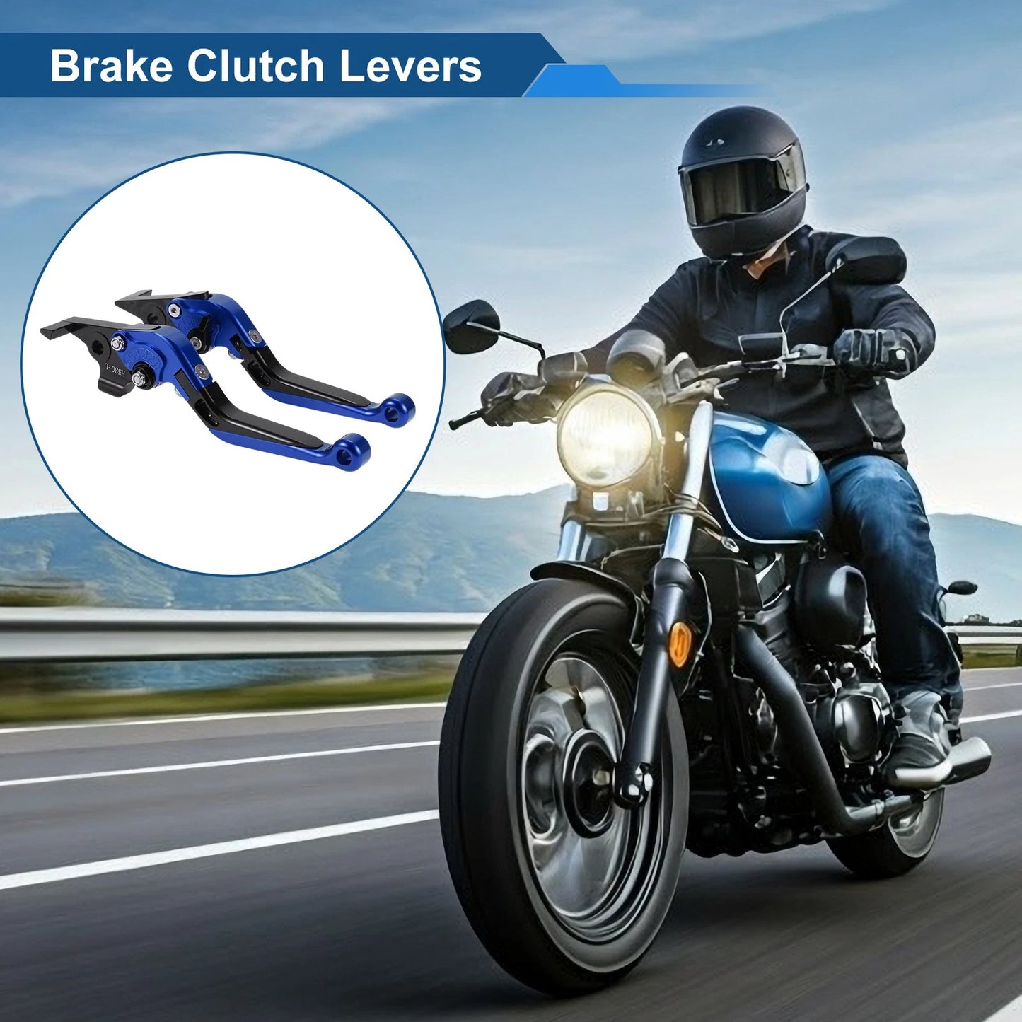 Brake Clutch Lever Adjustable Short Long for Yamaha TMAX560 (2019–2020)