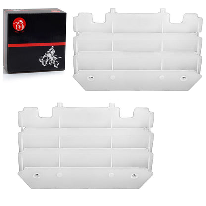 Radiator Louvers Guards for Kawasaki KX125/KX250 1997-2004 White