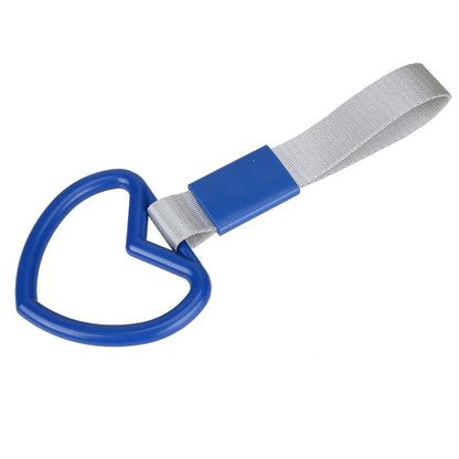 Blue Heart Ring Handle Strap Charm for Car - Subway Bus Drift