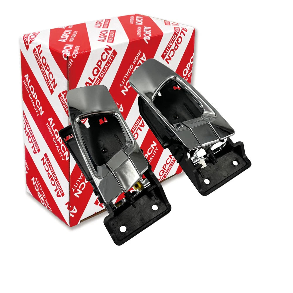 Chrome 1 Pair Interior Door Handles for Kia Carens (2003-2006)