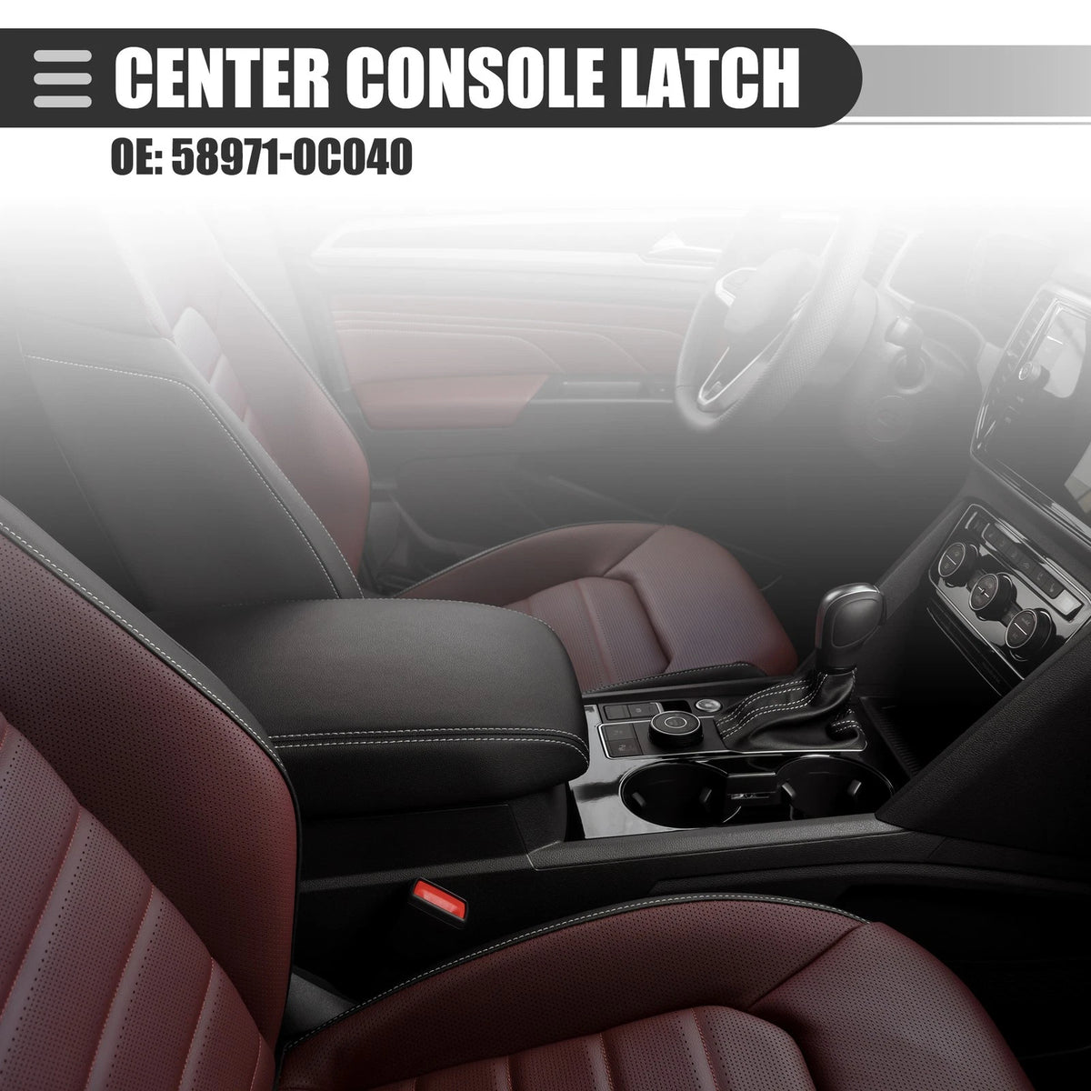 Center Console Lid Door Lock Lever for Toyota Tacoma (2015-2022)