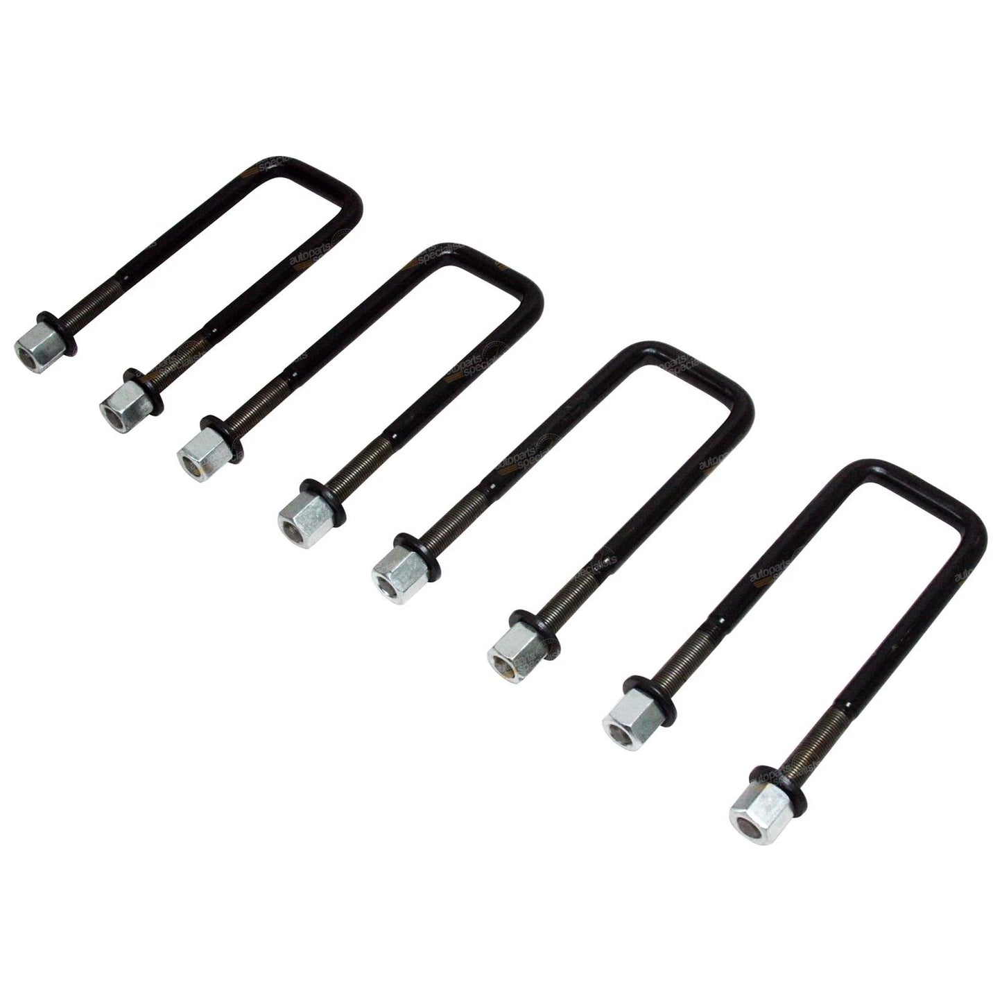4 x Extended Rear U-Bolts for Toyota Hilux KUN26 4X4 (2005–2014)