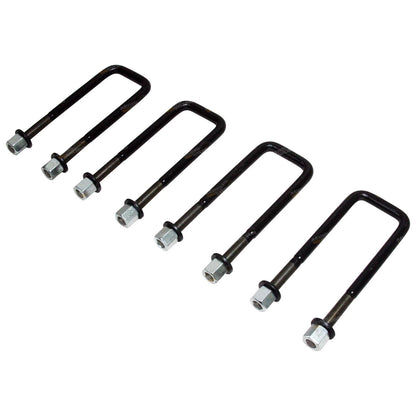 4 x Extended Rear U-Bolts for Toyota Hilux KUN26 4X4 (2005–2014)