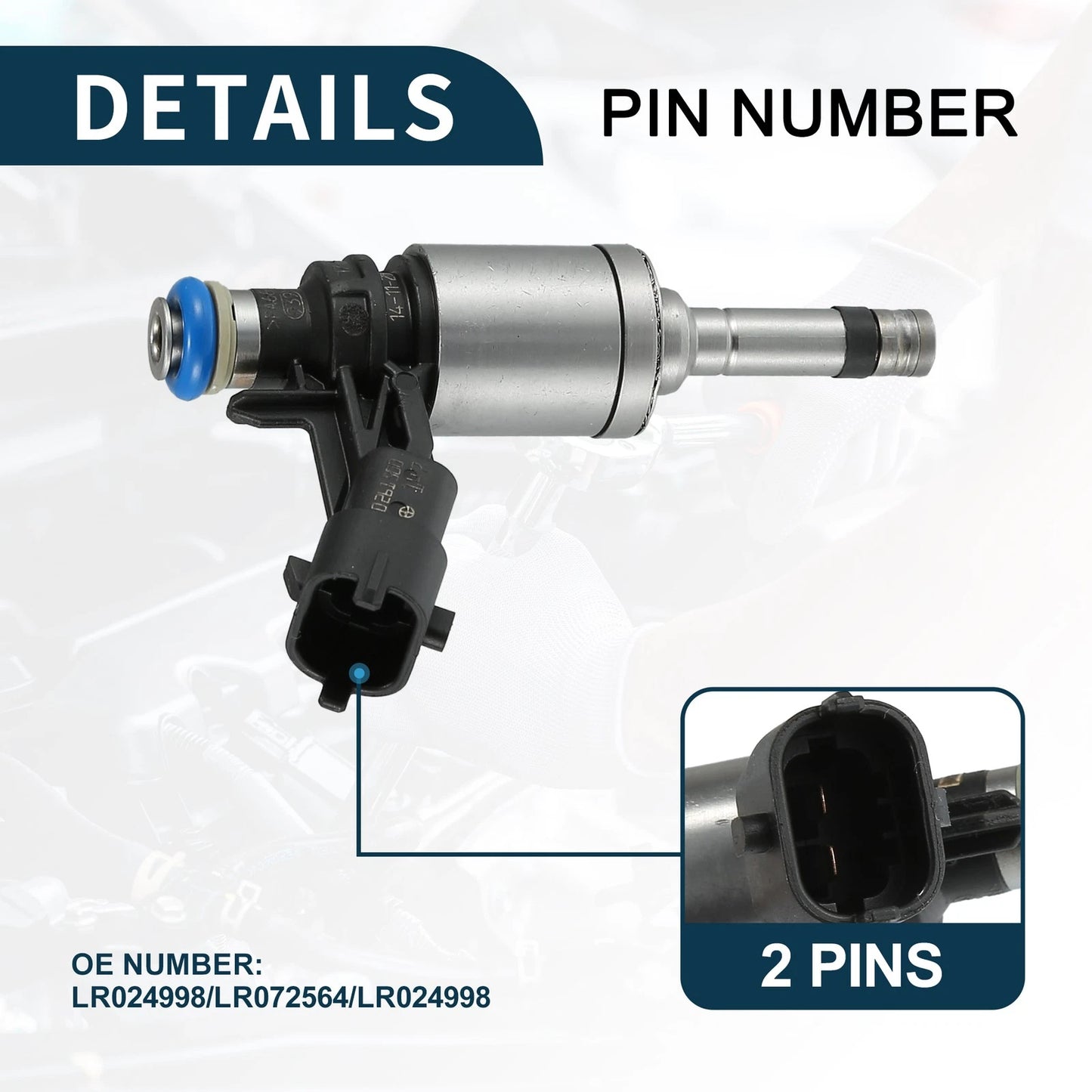 Fuel Injector 4 x for LAND ROVER Range Rover Evoque 2.0 (2011-2017)