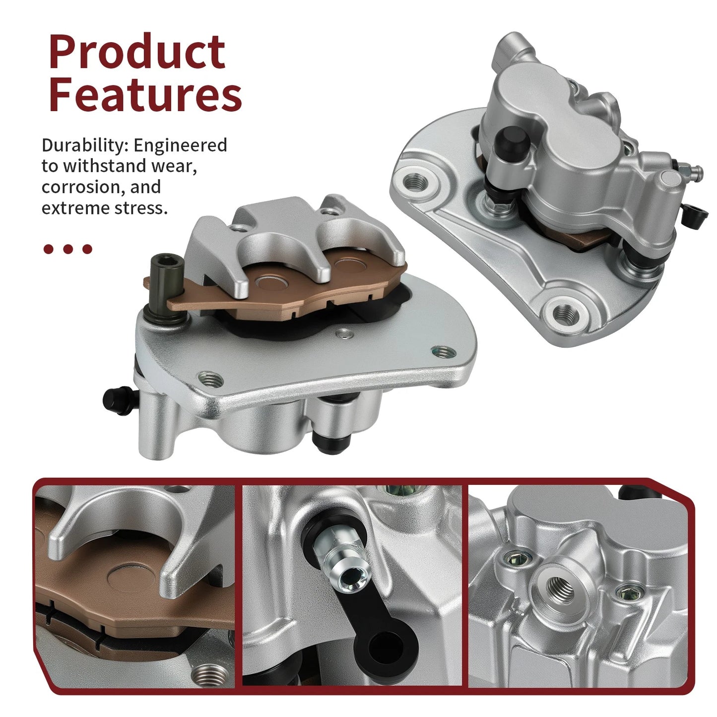 2 x Front Brake Calipers for Can-Am Commander 800 1000 Maverick (2006–2014)