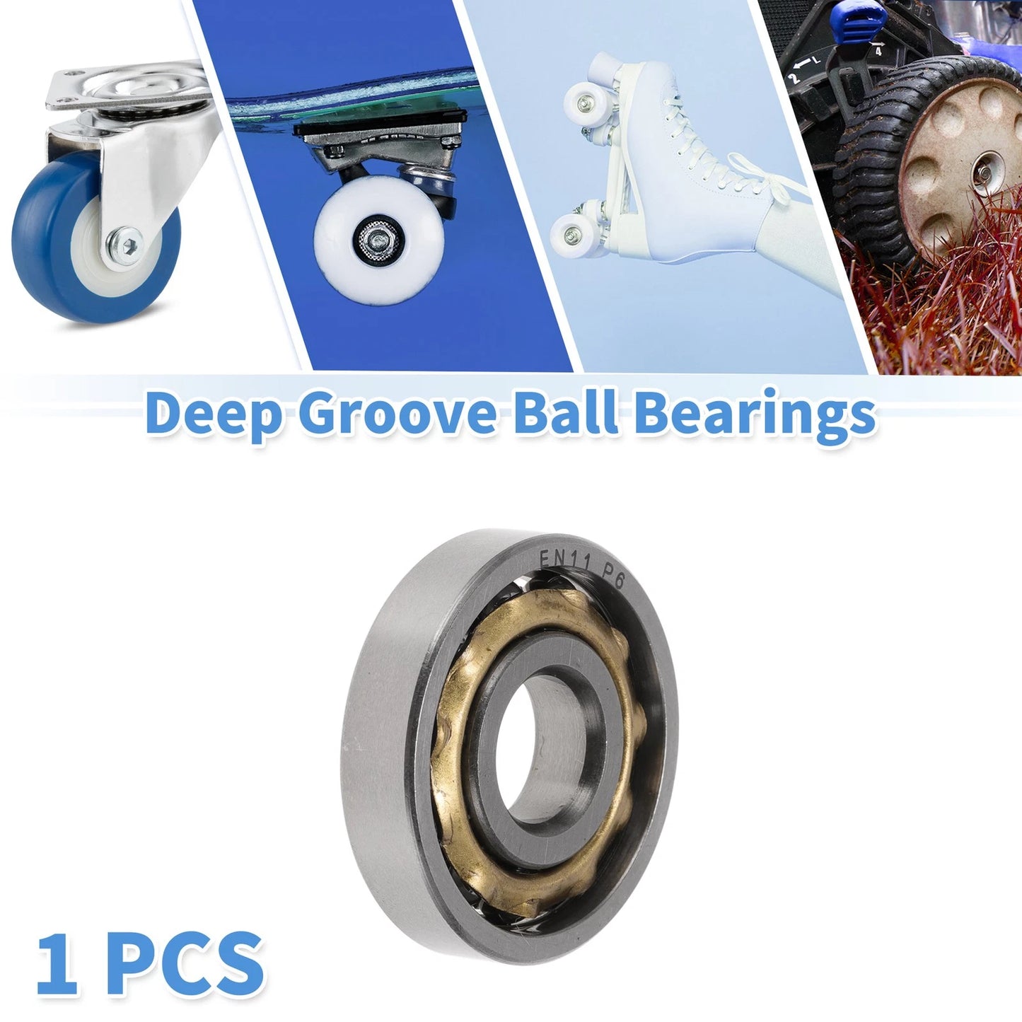 11x32x7mm Deep Groove Ball Bearings for Scooter Skateboard Wheel