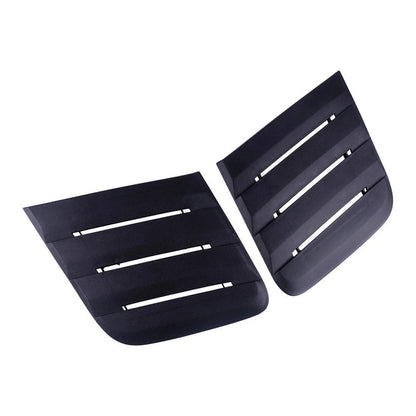 Black Hood Vent Heat Extractors Covers for Ford Mustang (2018-2019)