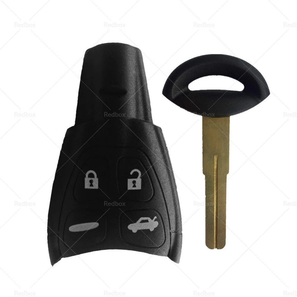 4 Button Remote Key Shell Case for SAAB 93 95 9-3 9-5 (2003-2011)